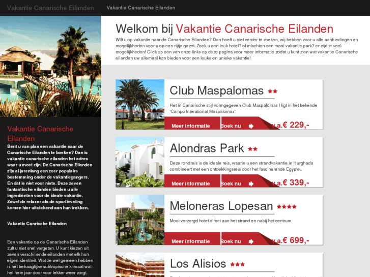 www.vakantiecanarischeeilanden.com