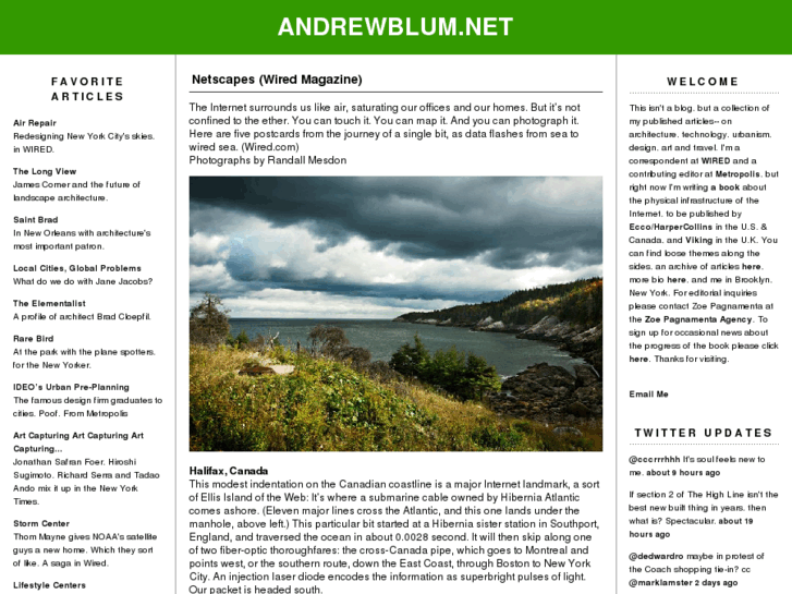www.andrewblum.net