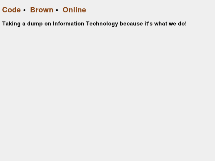 www.codebrownonline.net