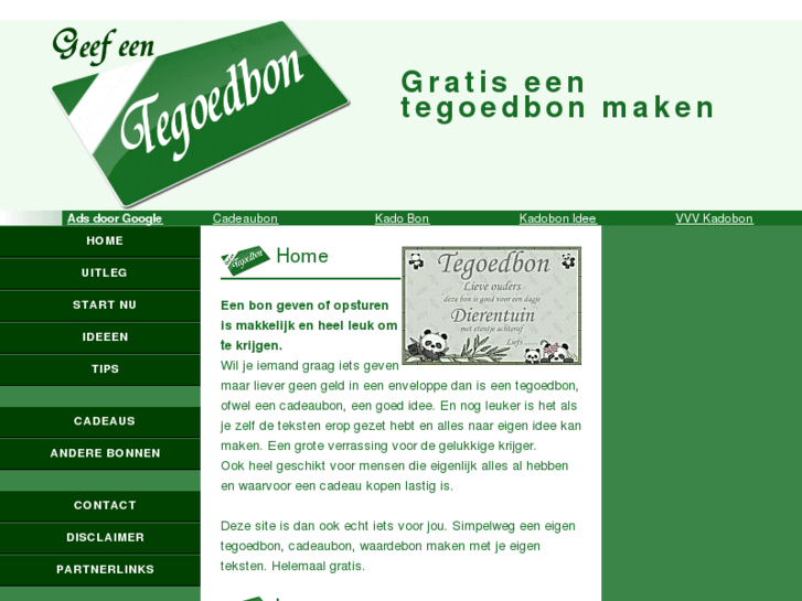 www.geefeentegoedbon.nl