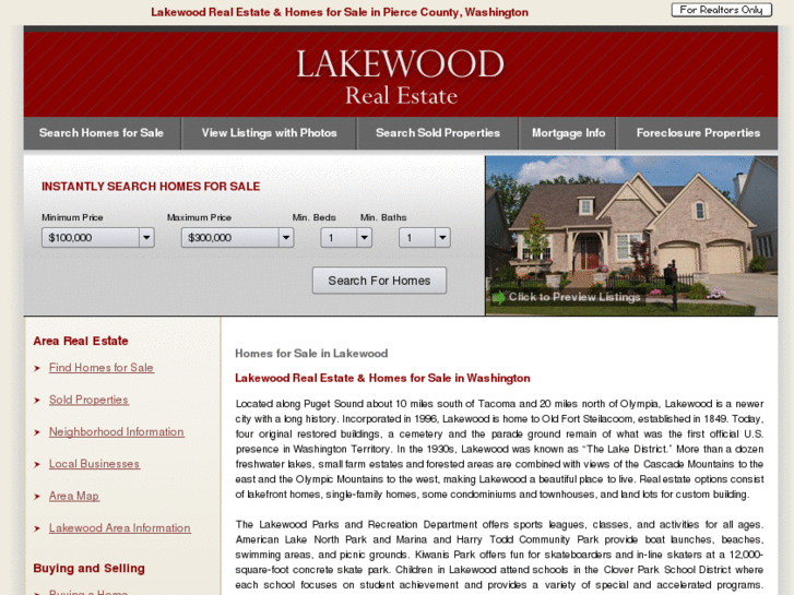 www.lakewood-homesforsale.com