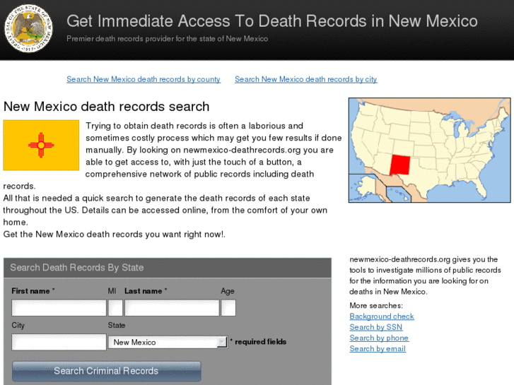 www.newmexico-deathrecords.org