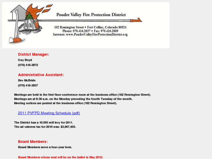 www.poudrevalleyfireprotectiondistrict.org