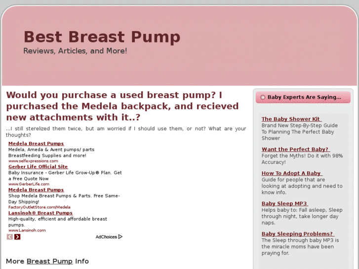 www.bestbreastpump.net