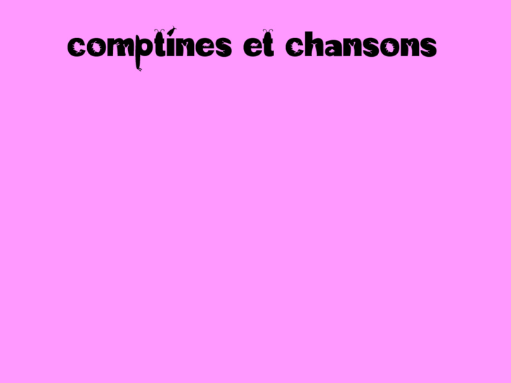 www.chansonetcomptine.com