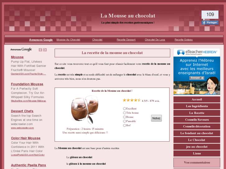 www.mousse-au-chocolat.net