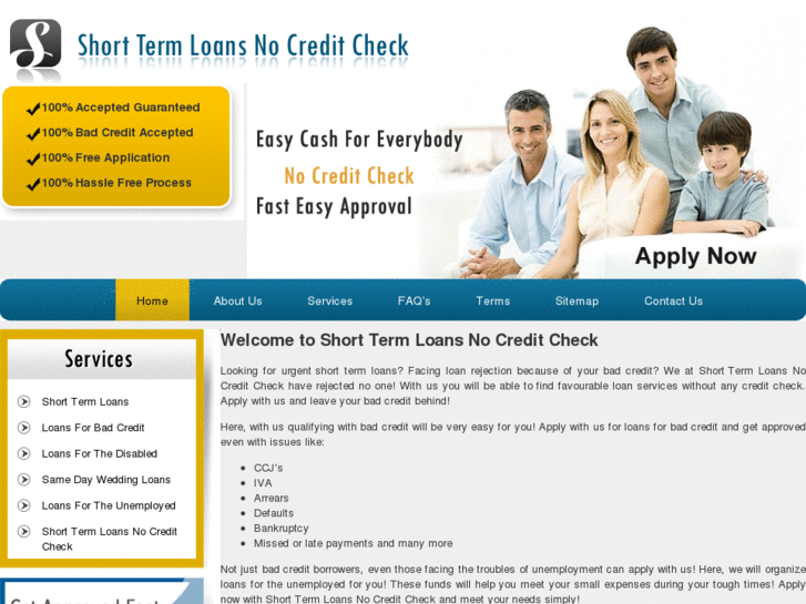 www.shorttermloansnocreditcheck.org