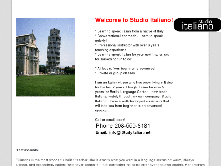 www.studioitalianoboise.com