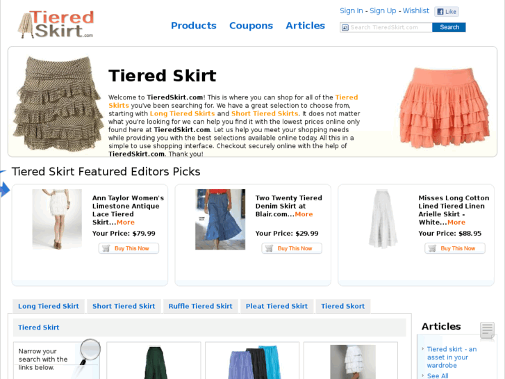 www.tieredskirt.com