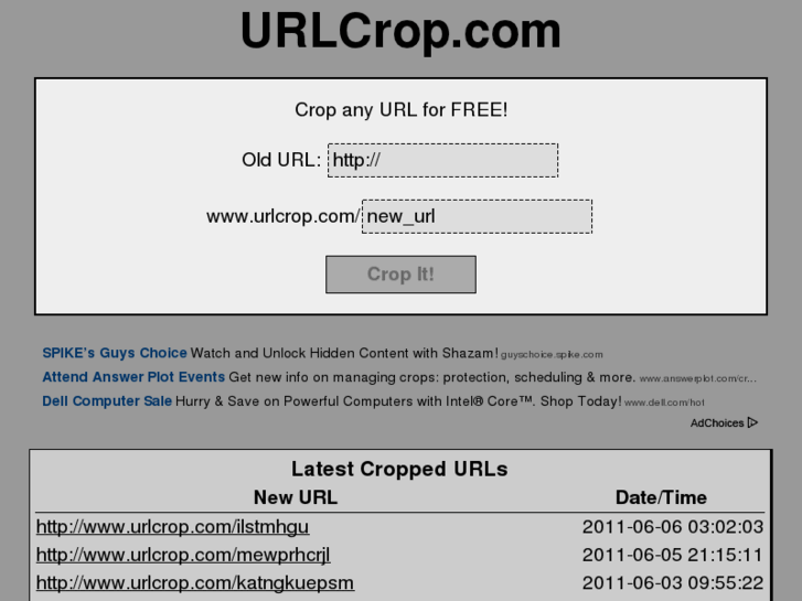 www.urlcrop.com