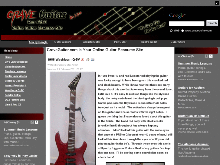 www.craveguitar.com