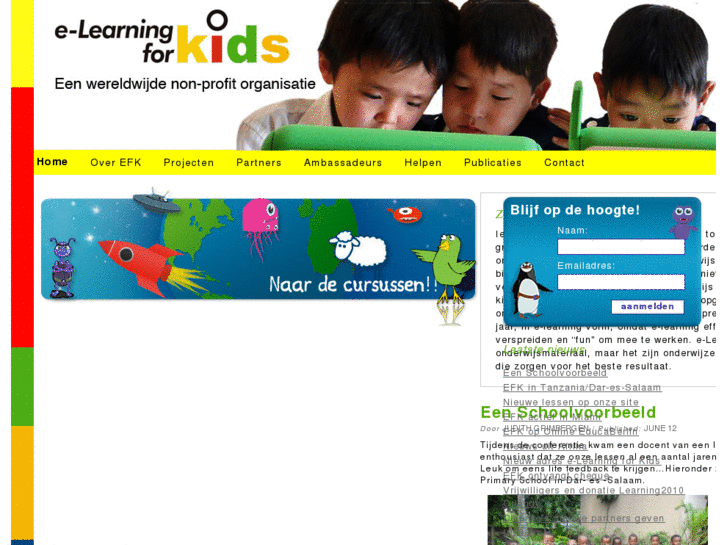 www.e-learningforkids.nl