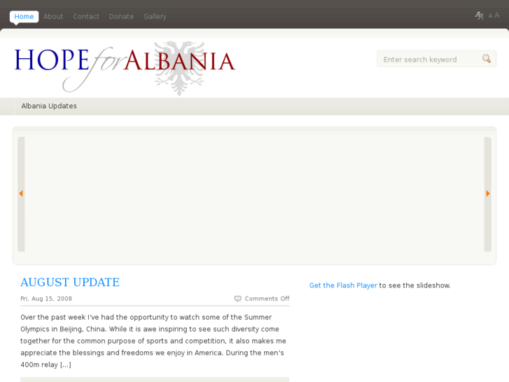 www.hopeforalbania.com