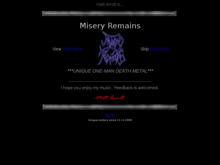 www.miseryremains.com