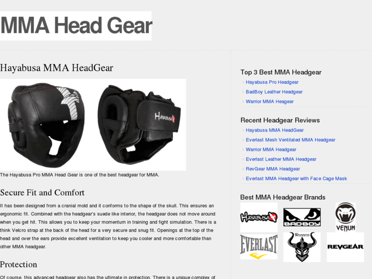 www.mmaheadgear.com