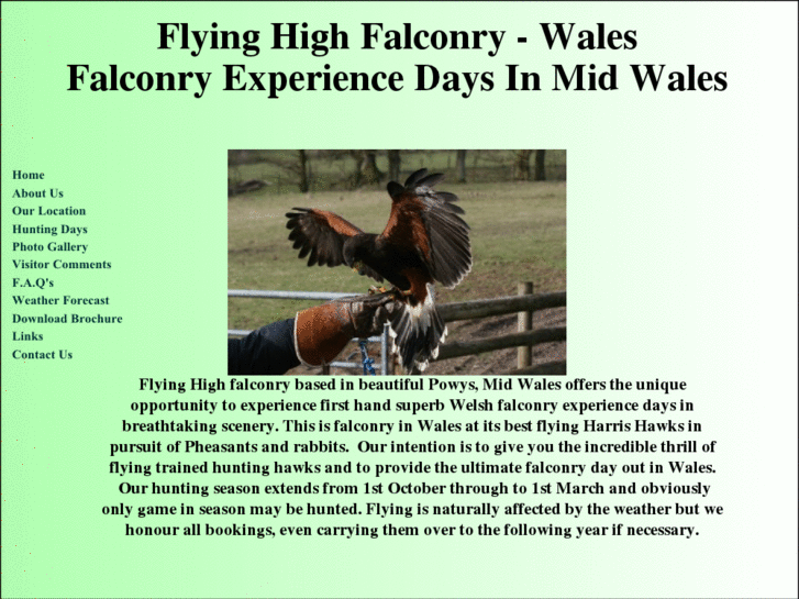 www.flyinghighfalconry.com