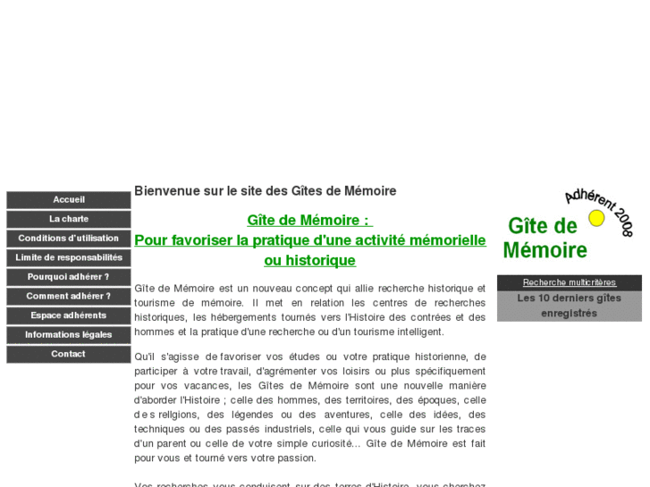 www.gites-de-memoire.eu