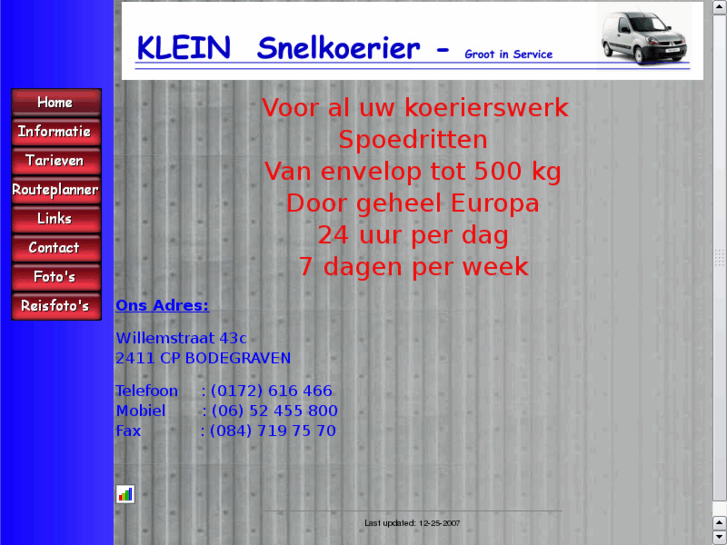 www.kleinsnelkoerier.com