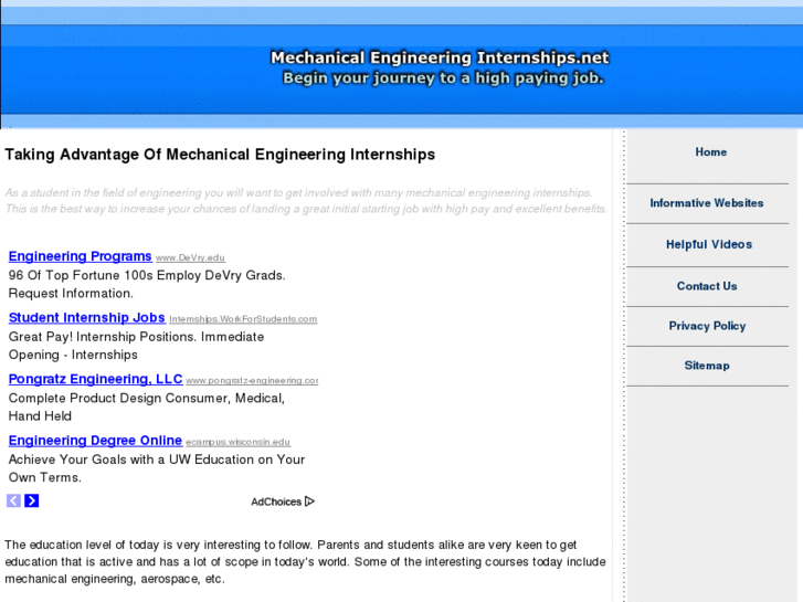 www.mechanicalengineeringinternships.net