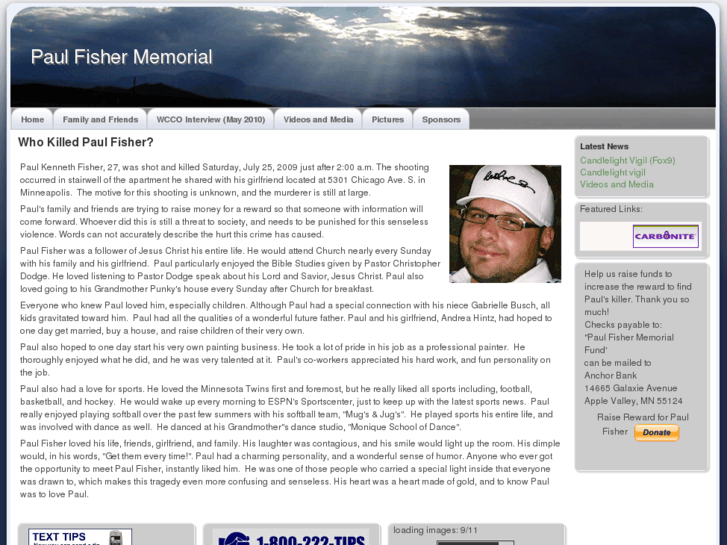 www.paulfishermemorial.com