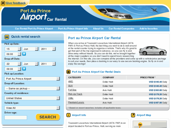 www.portauprinceairportcarrental.com