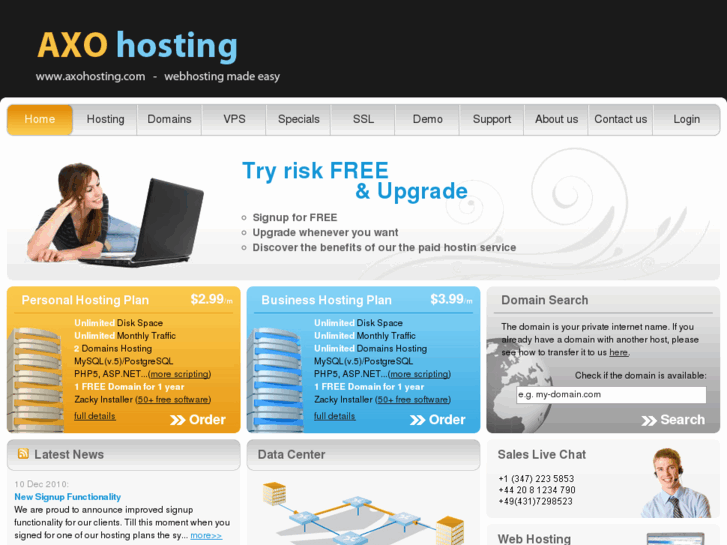 www.axohosting.com