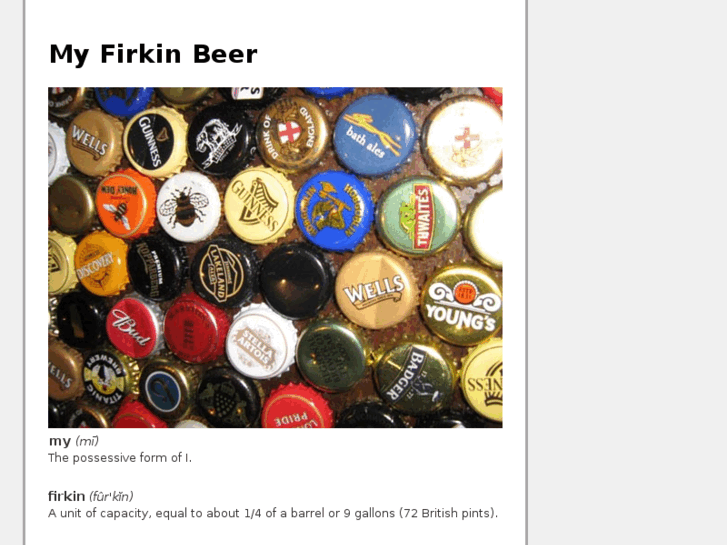 www.myfirkinbeer.com