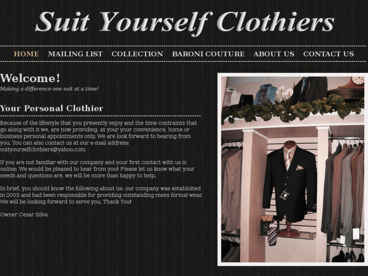 www.suityourselfclothiers.com