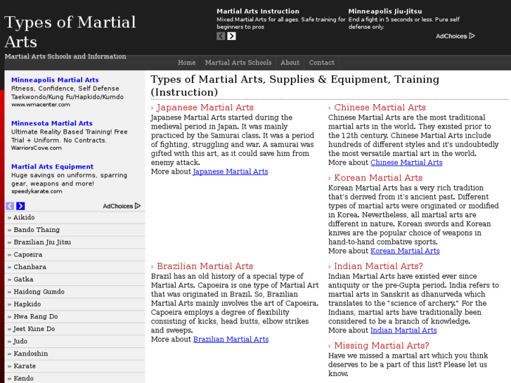 www.typesofmartialarts.com