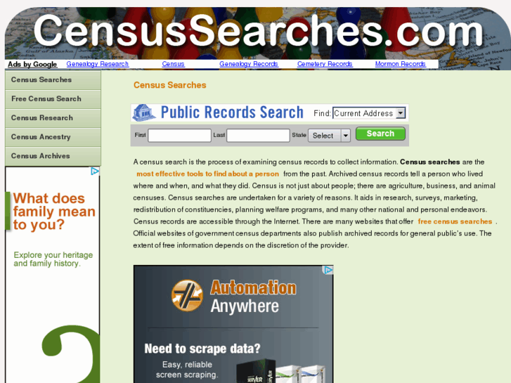 www.censussearches.com