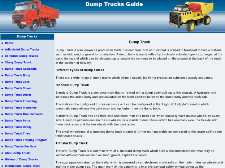 www.dumptrucksguide.com