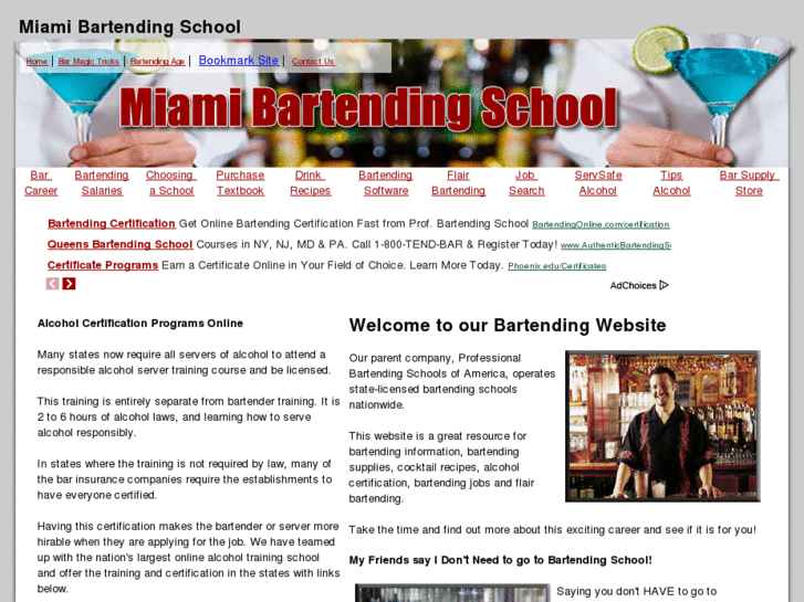 www.miamibartendingschool.com