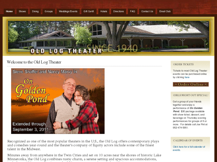 www.oldlogtheater.net