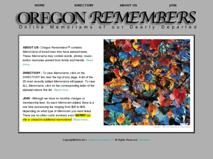 www.oregonremembers.com