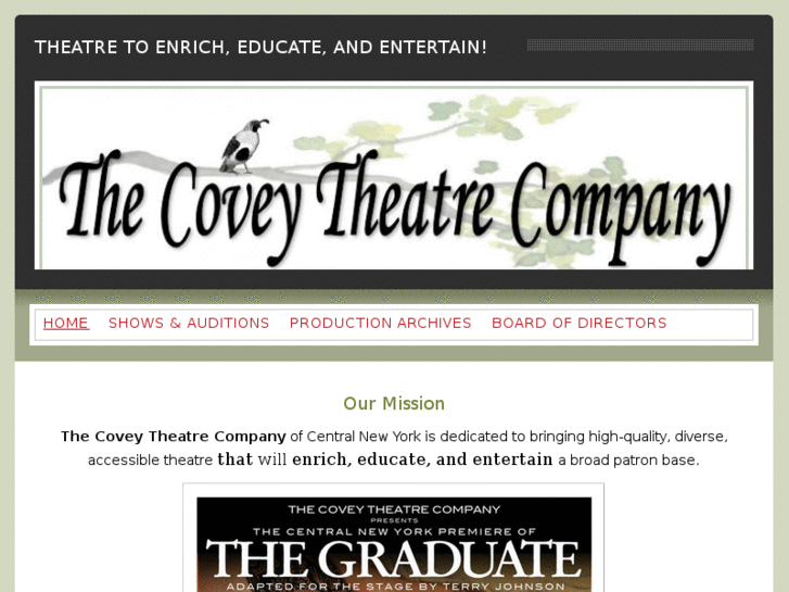 www.thecoveytheatrecompany.com