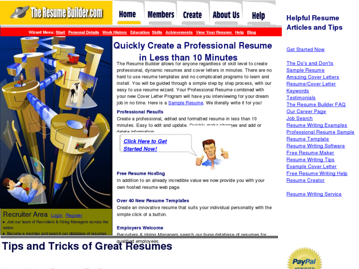 www.theresumebuilder.info