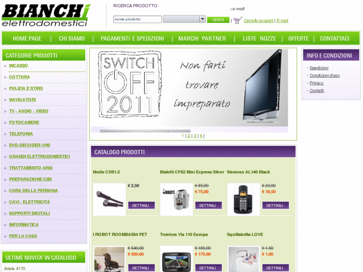 www.bianchielettrodomestici.it