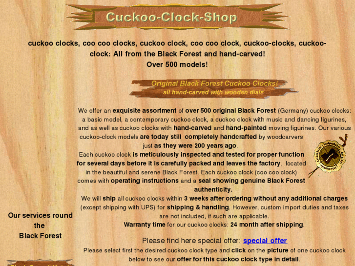 www.cuckoo-clock-shop.net