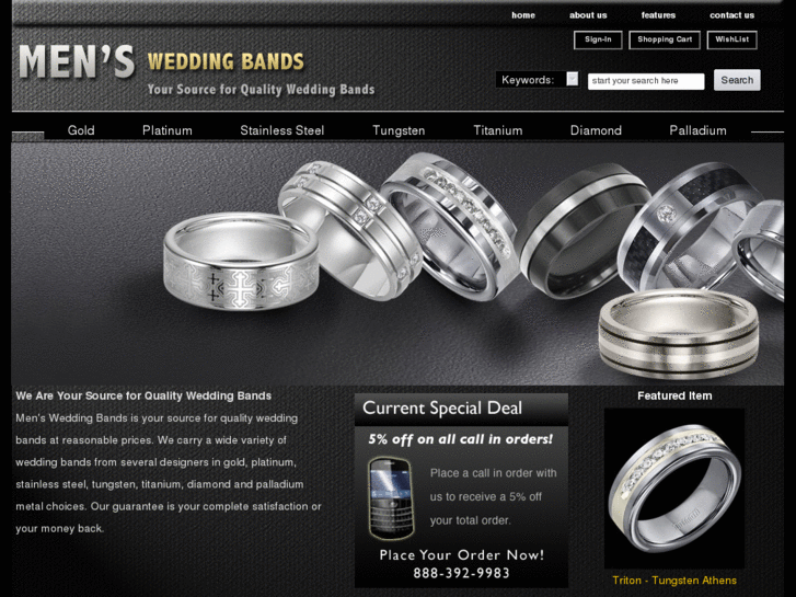 www.mensweddingbandshop.com