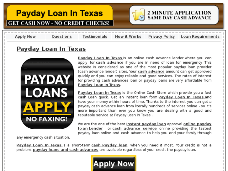 www.paydayloanintexas.com