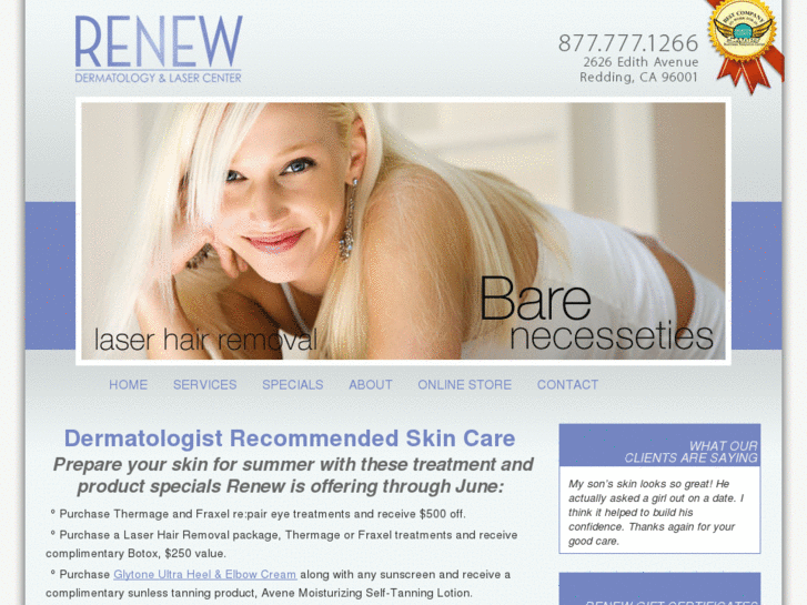 www.renewlaserskincare.net