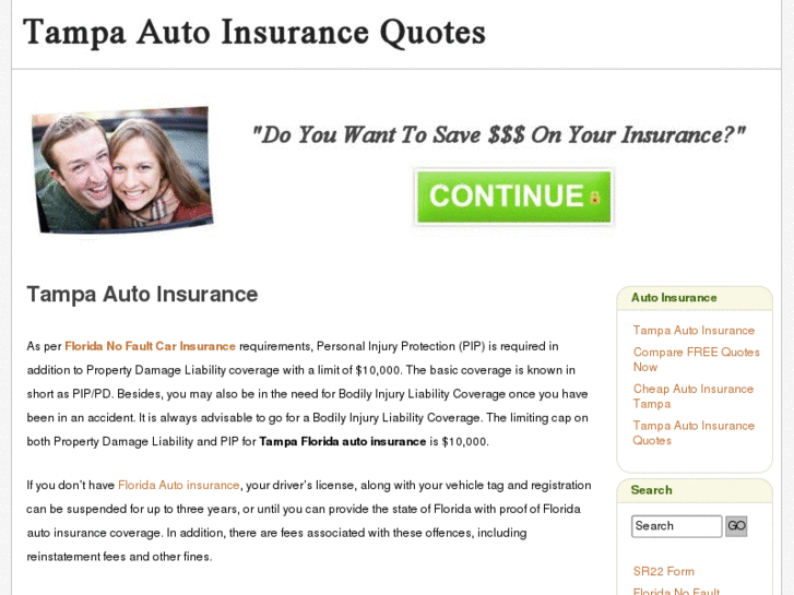 www.tampafloridaautoinsurance.com