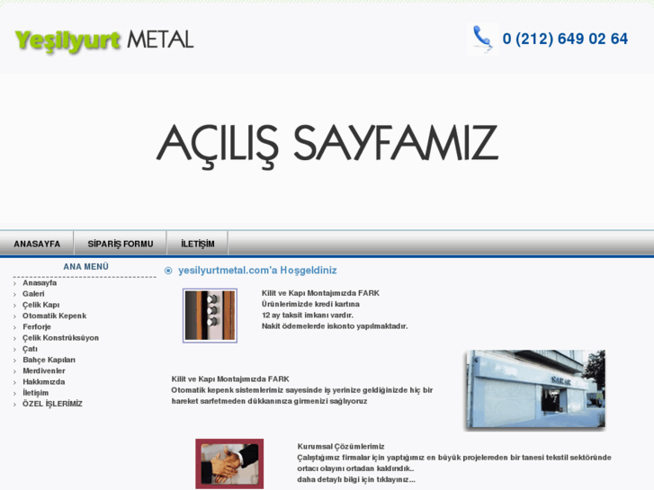 www.yesilyurtmetal.com