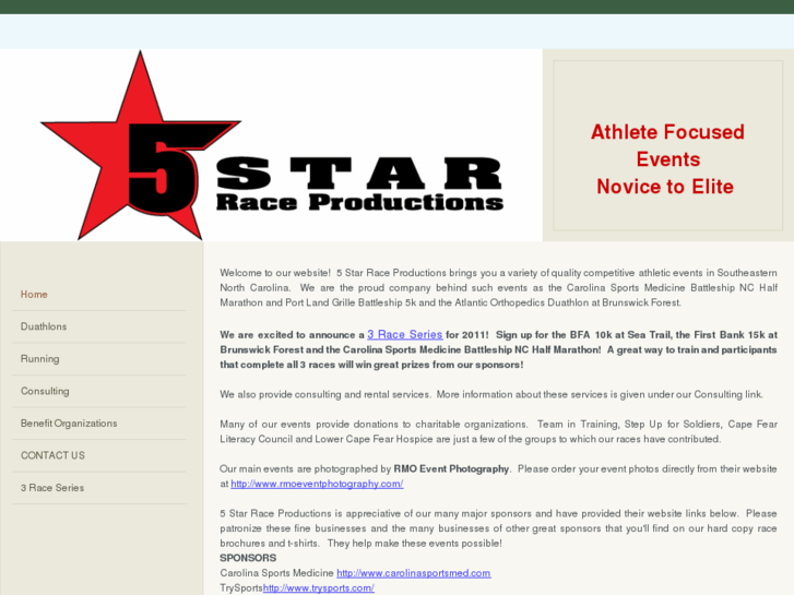 www.5starraceproductions.com