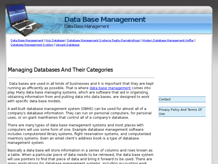 www.databasemanagementtips.info