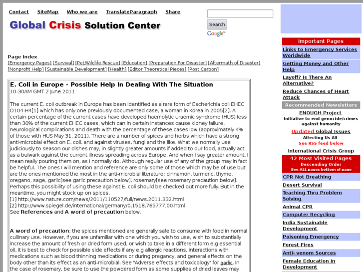 www.globalcrisis.info