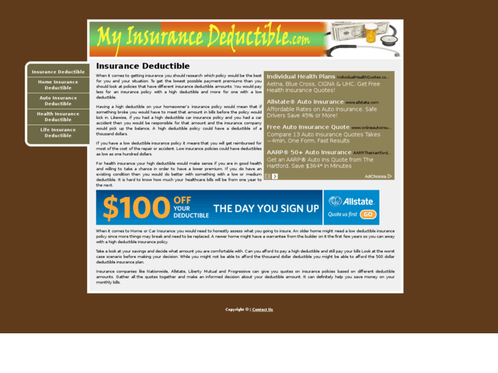 www.myinsurancedeductible.com