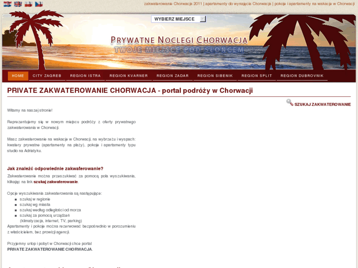 www.prywatne-noclegi-chorwacja.pl