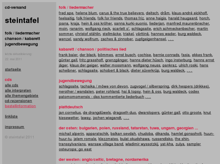 www.steintafel.com