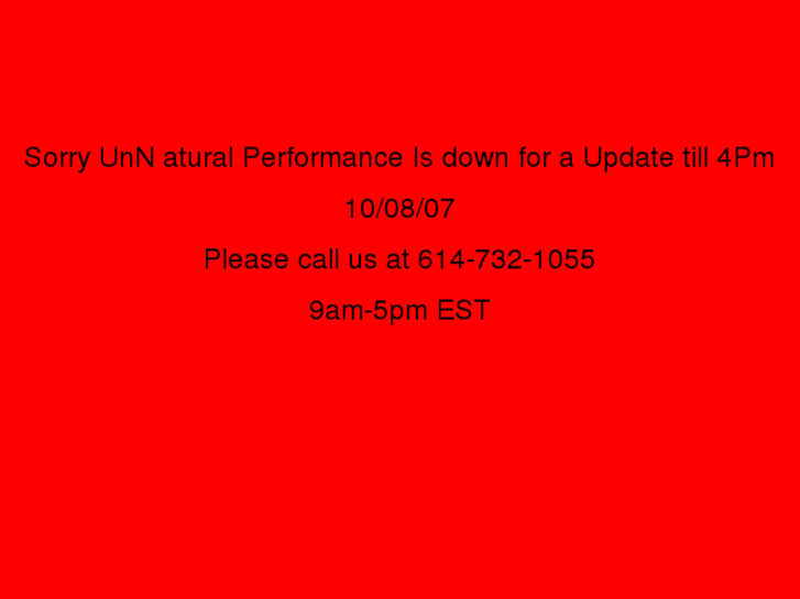 www.unnaturalperformance.com